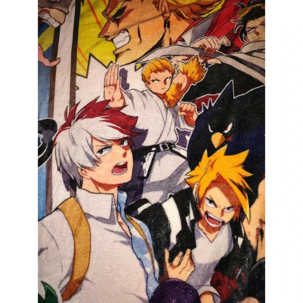 My Hero Academia Throw Blanket 49x68 Anime Manga Soft Unbranded Home Bedding - Picture 6 of 6